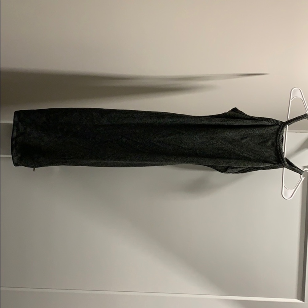 Olive ribbed dress